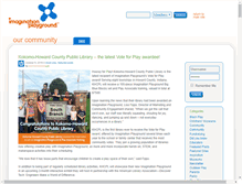 Tablet Screenshot of community.imaginationplayground.com